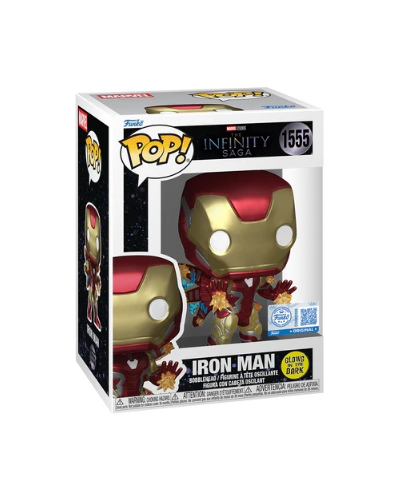 Bobble Figure Marvel - Avengers POP! Infinity Saga - Iron Man (Beams) #1555 
