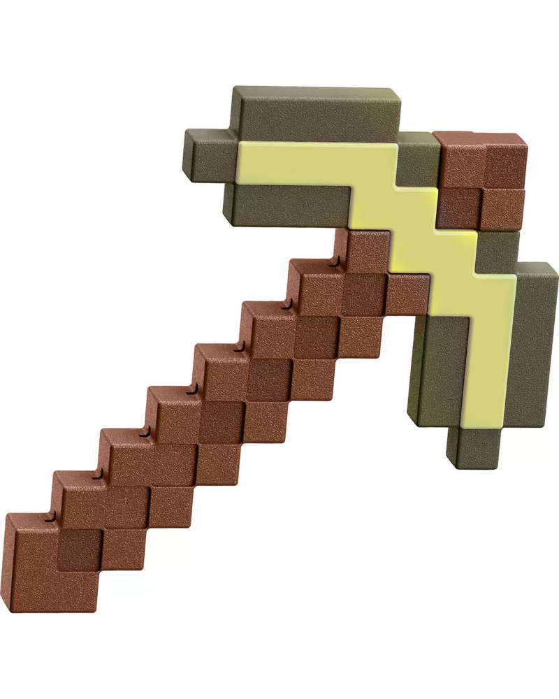Replica Minecraft - Gold Pickaxe - Plastic 