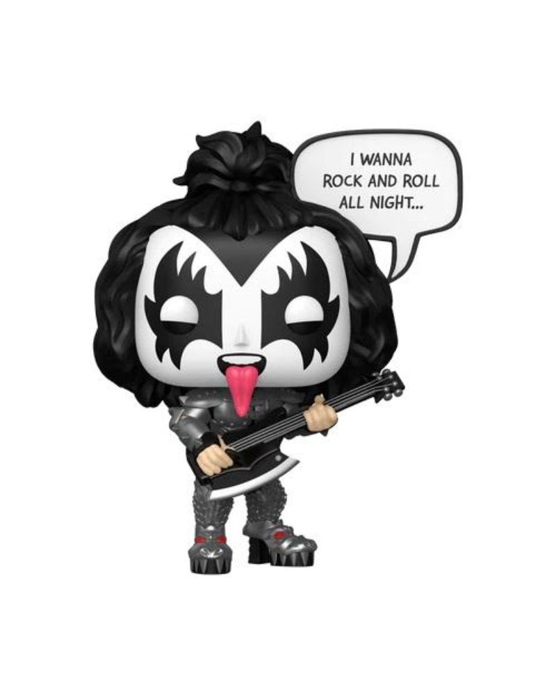 Bobble Figure Rocks - KISS POP! - The Demon (Rock & Roll All Night) #471 