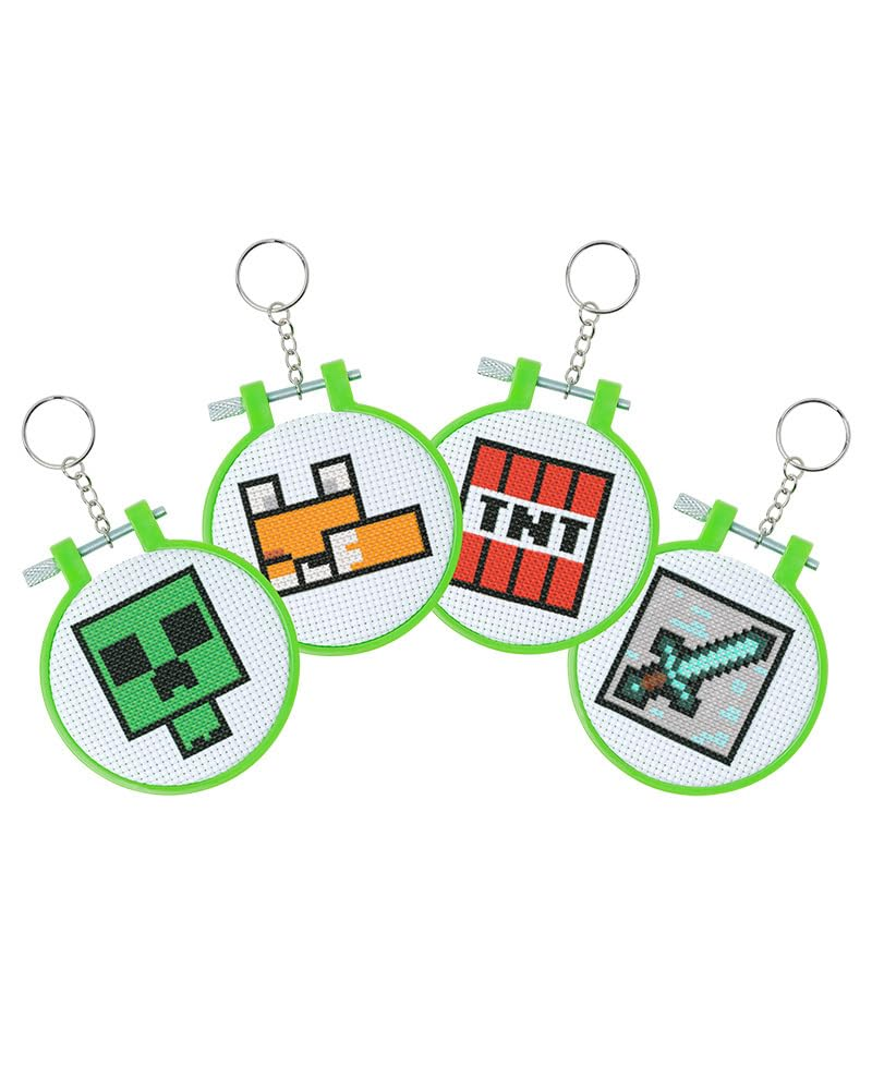 Privezak Paladone - Minecraft - Cross Stitch Charms - Set of 4 