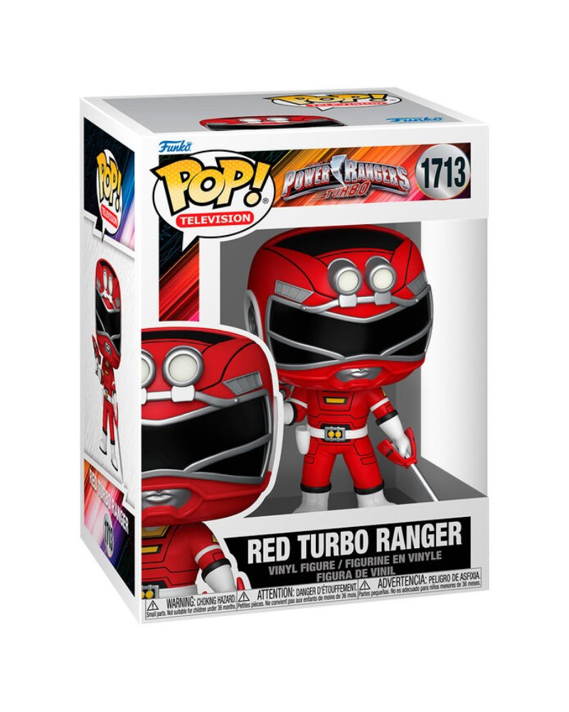 Bobble Figure Television - Power Rangers Turbo POP! - Red Turbo Ranger #1713 