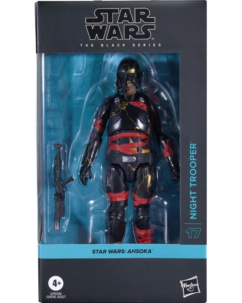 Action Figure Star Wars Ahsoka - The Black Series - Night Trooper 