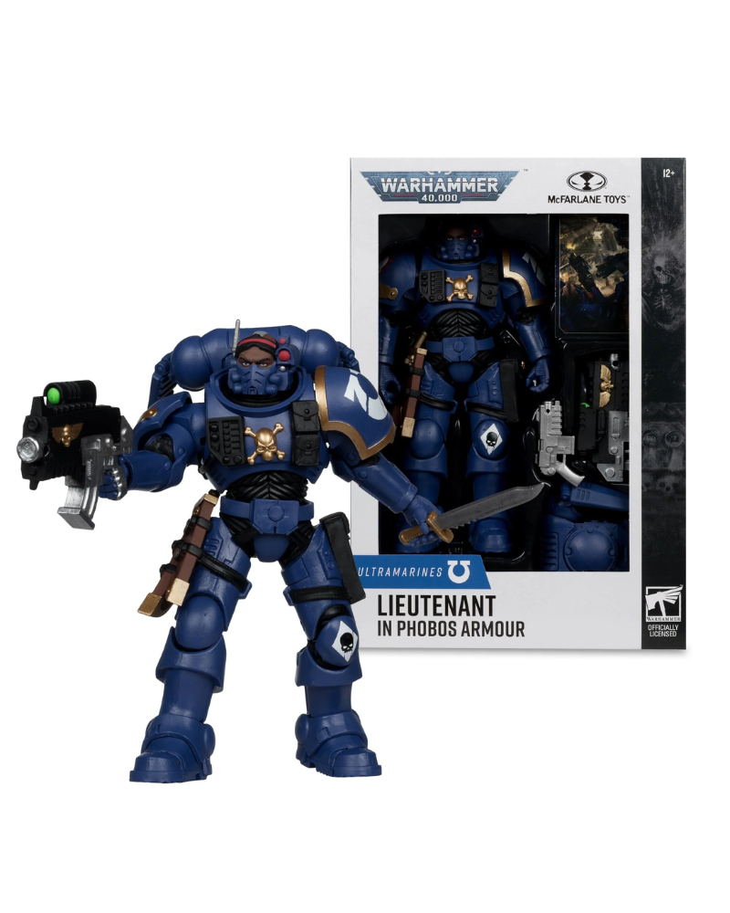 Action Figure Warhammer 40k - Lieutenant in Phobos Armor (Ultramarines) 
