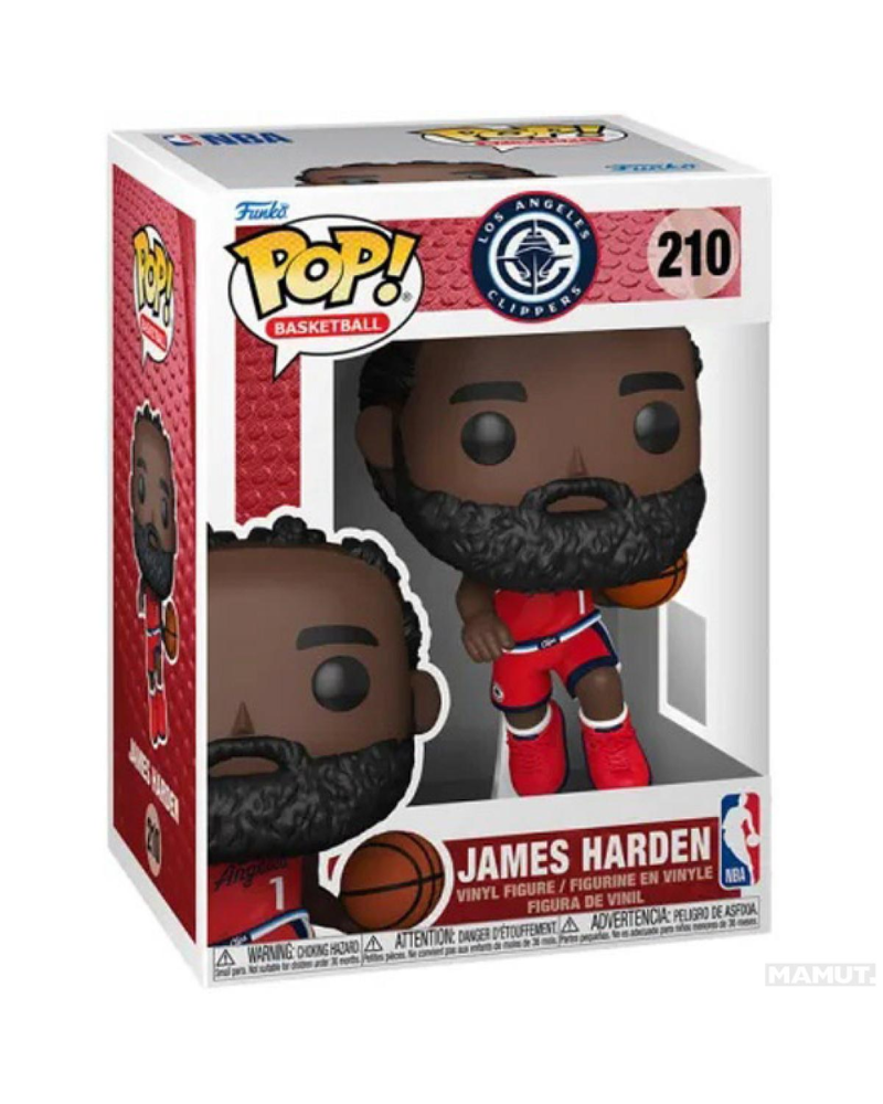 Bobble Figure Basketball NBA - LA Clippers POP! - James Harden #210 