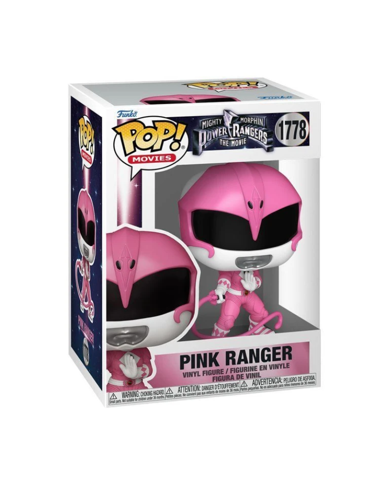 Bobble Figure Movies - Mighty Morphin Power Rangers POP! - Pink Ranger 