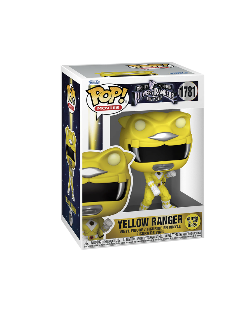 Bobble Figure Movies - Mighty Morphin Power Rangers POP! - Yellow Ranger 