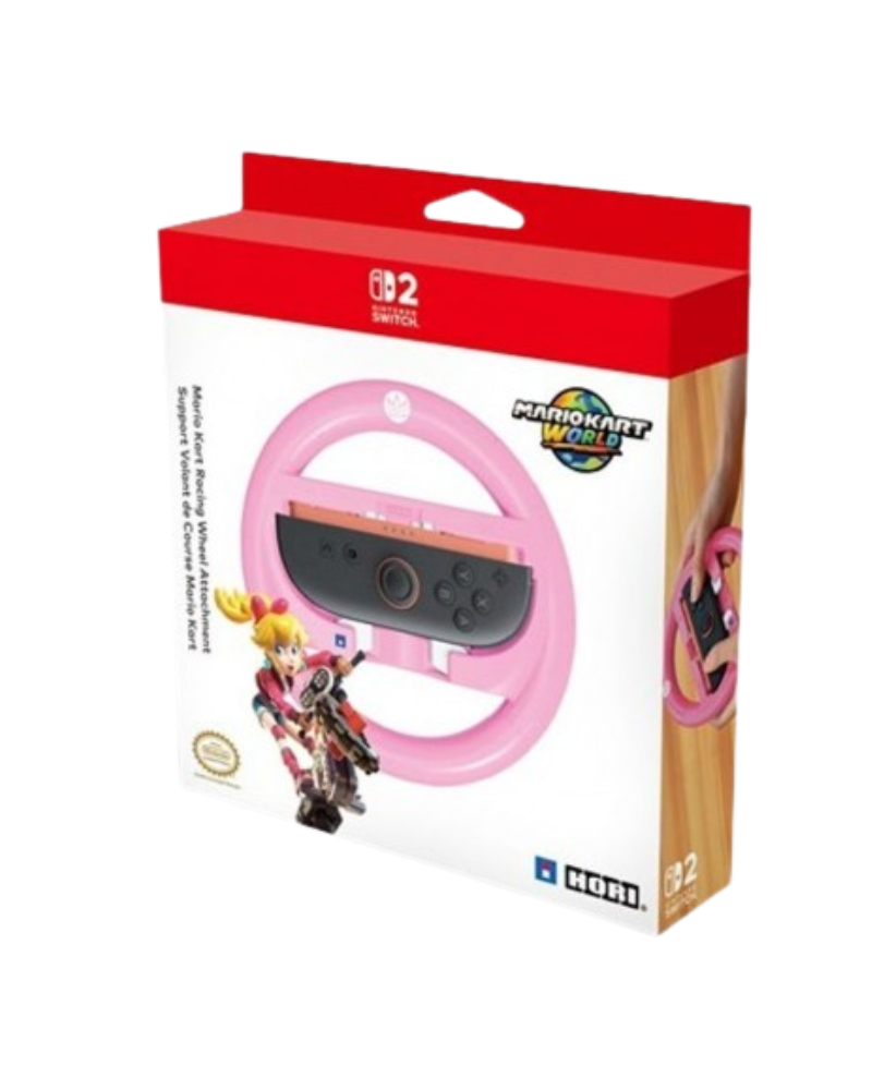 Volan HORI Mario Kart Racing Wheel Attachment Set - Peach 