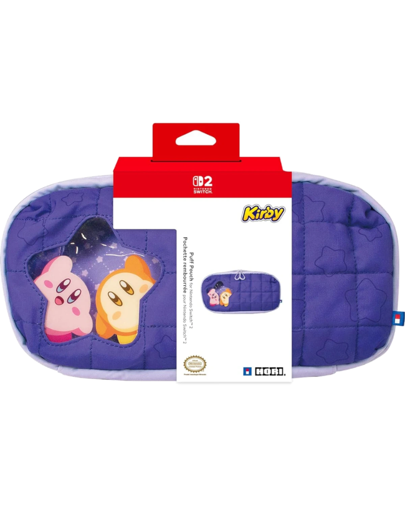 Torbica HORI Puff Pouch Black - Kirby And Waddle Dee 
