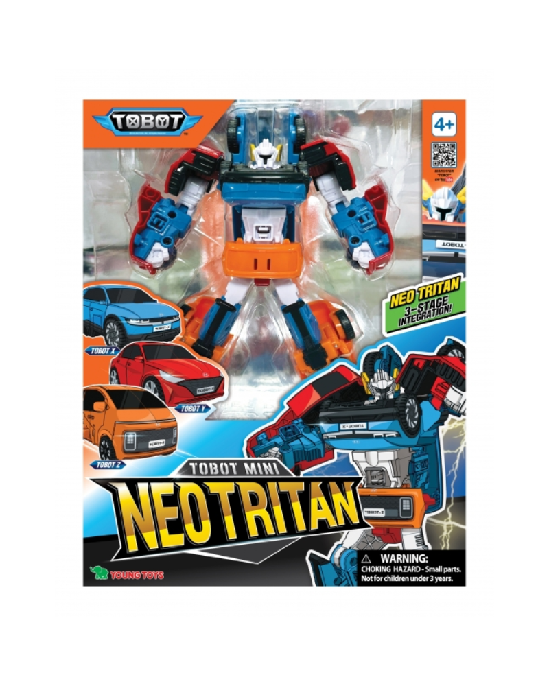 Action Figure Young Toys - Mini Tobot Neo Tritan 