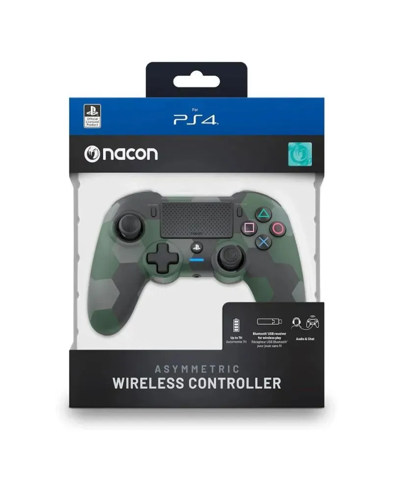 Gamepad Nacon Asymmetric Wireless Controller - Camo Green 