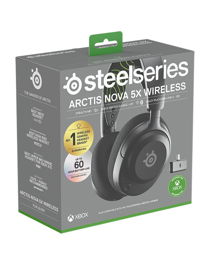 Slušalice Steelseries Arctis Nova 5X Wireless - Black 