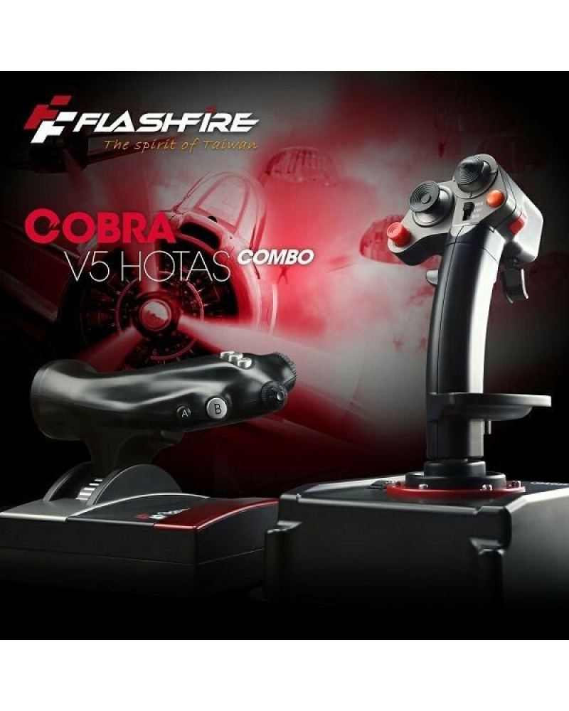 Dzojstik Cobra V5 Hotas - Flight Simulation Combo Joystick 