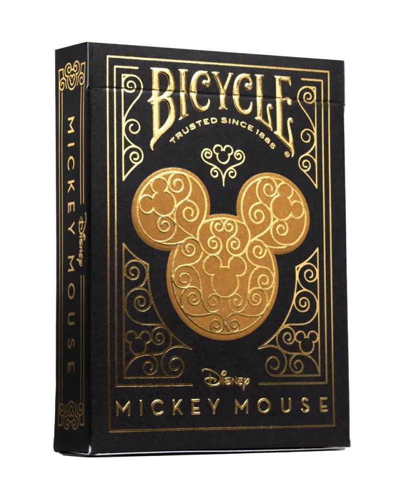 Karte Bicycle - Black and Gold Mickey - Playing Cards 