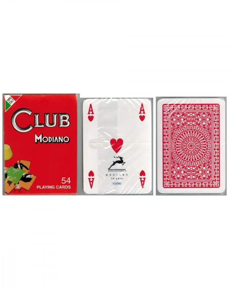 Karte Modiano - Club - Red 
