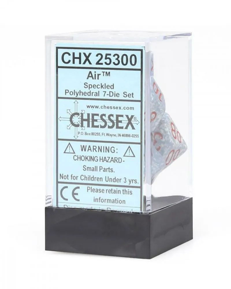 Kockice Chessex - Polyhedral - Speckled - Air (7)