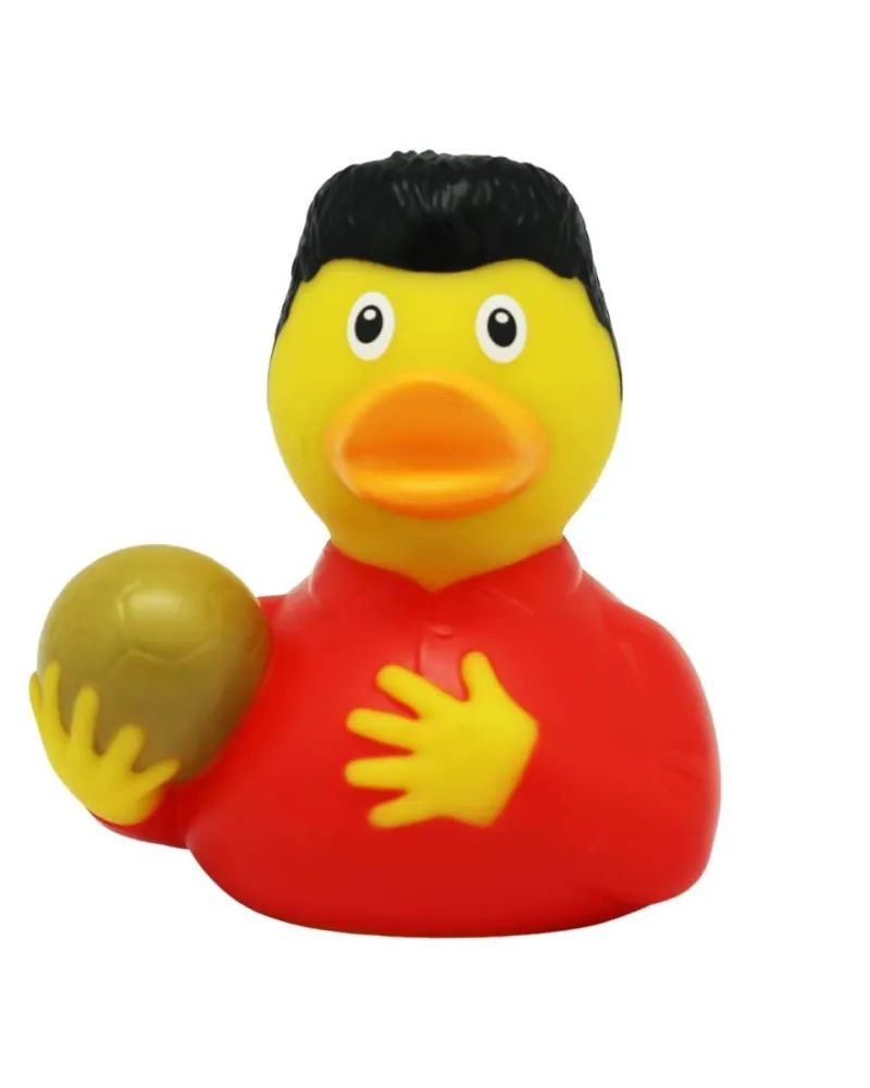 Lilalu Patkica - Football Star - Rubber Duck - green 