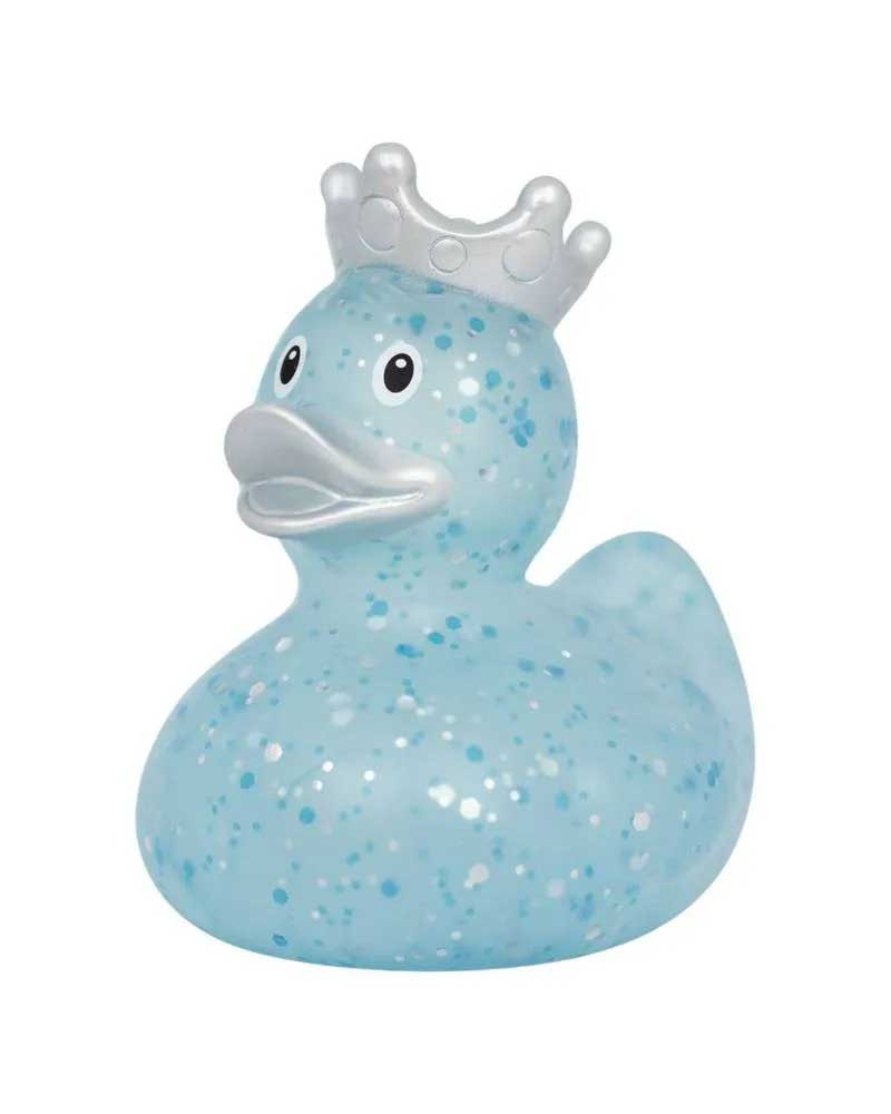 Lilalu Patkica - Glitter With Crown Blue - Rubber Duck 