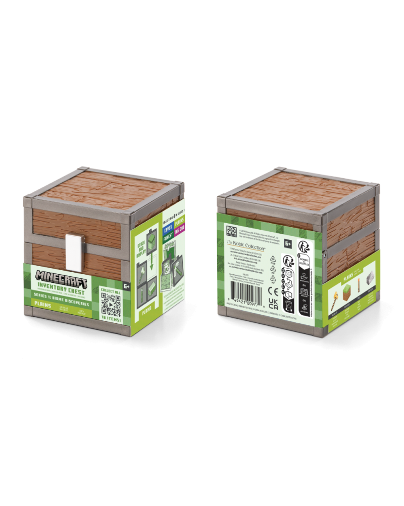 Action Figure Minecraft Inventory Chest - Plains 