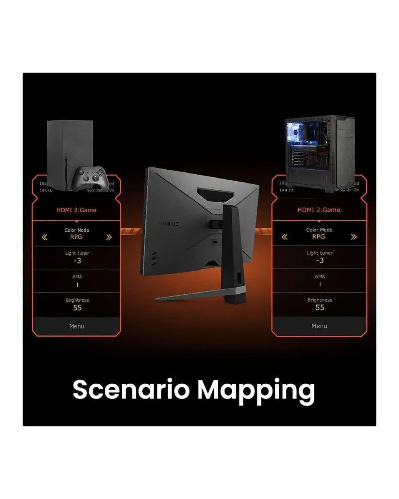 Monitor BenQ Mobiuz 27W EX2710Q Metallic Grey 