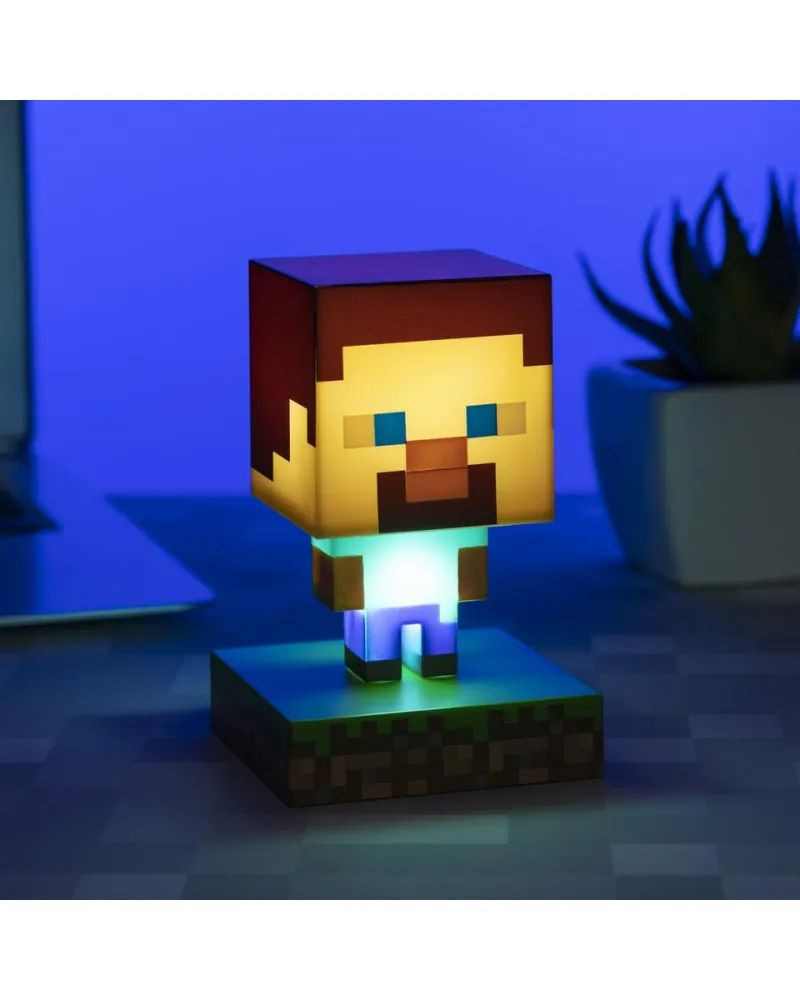 Lampa Paladone Minecraft - Steve Icons Light
