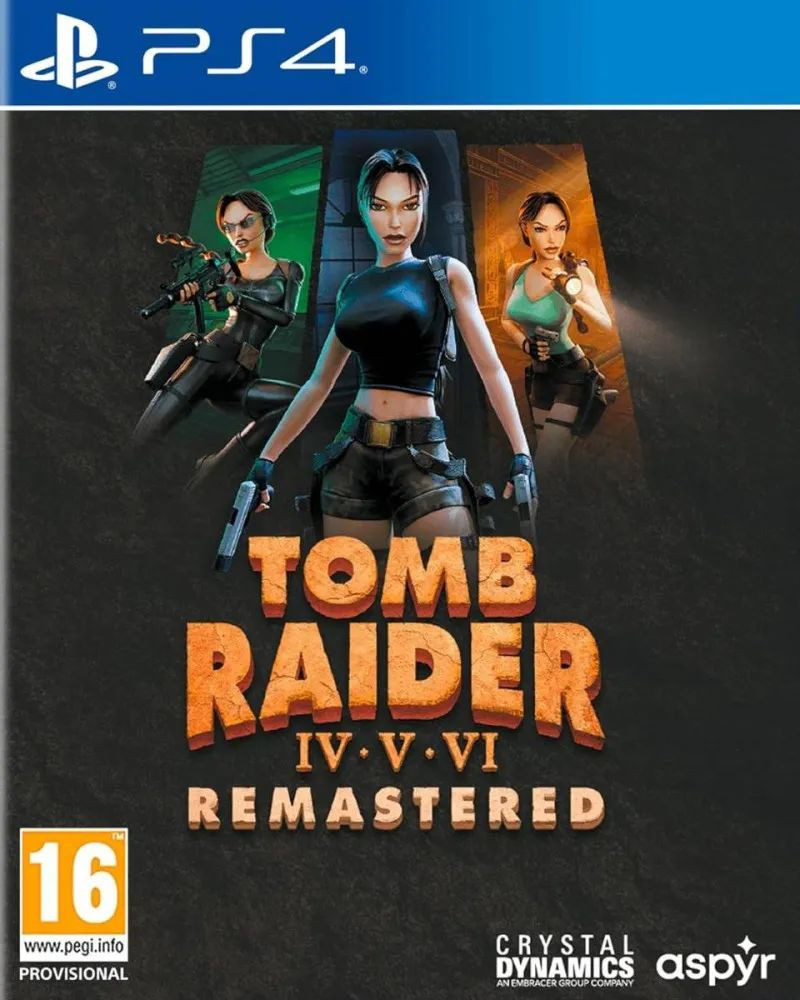 PS4 Tomb Raider IV-VI Remastered Starring Lara Croft 