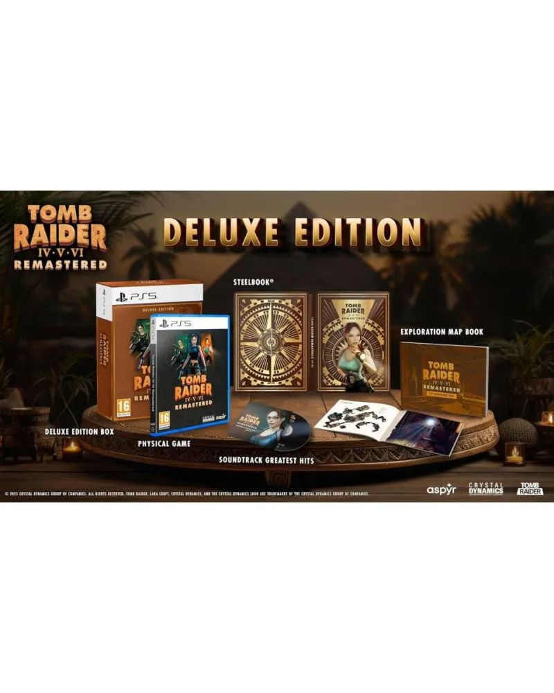 PS5 Tomb Raider IV-VI Remastered Starring Lara Croft - Deluxe Edition 
