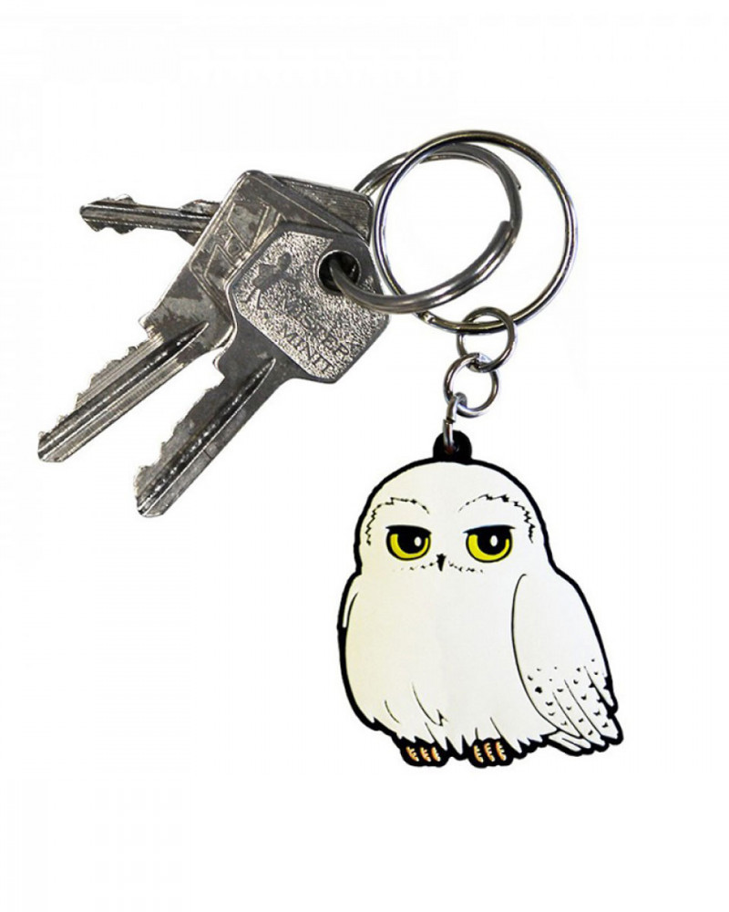 Privezak Harry Potter - Rubber Keychain - Hedwig 