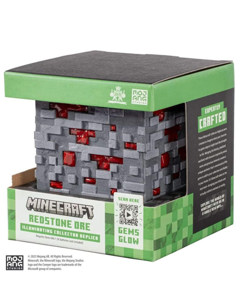 Replica Minecraft - Redstone Ore Cube 