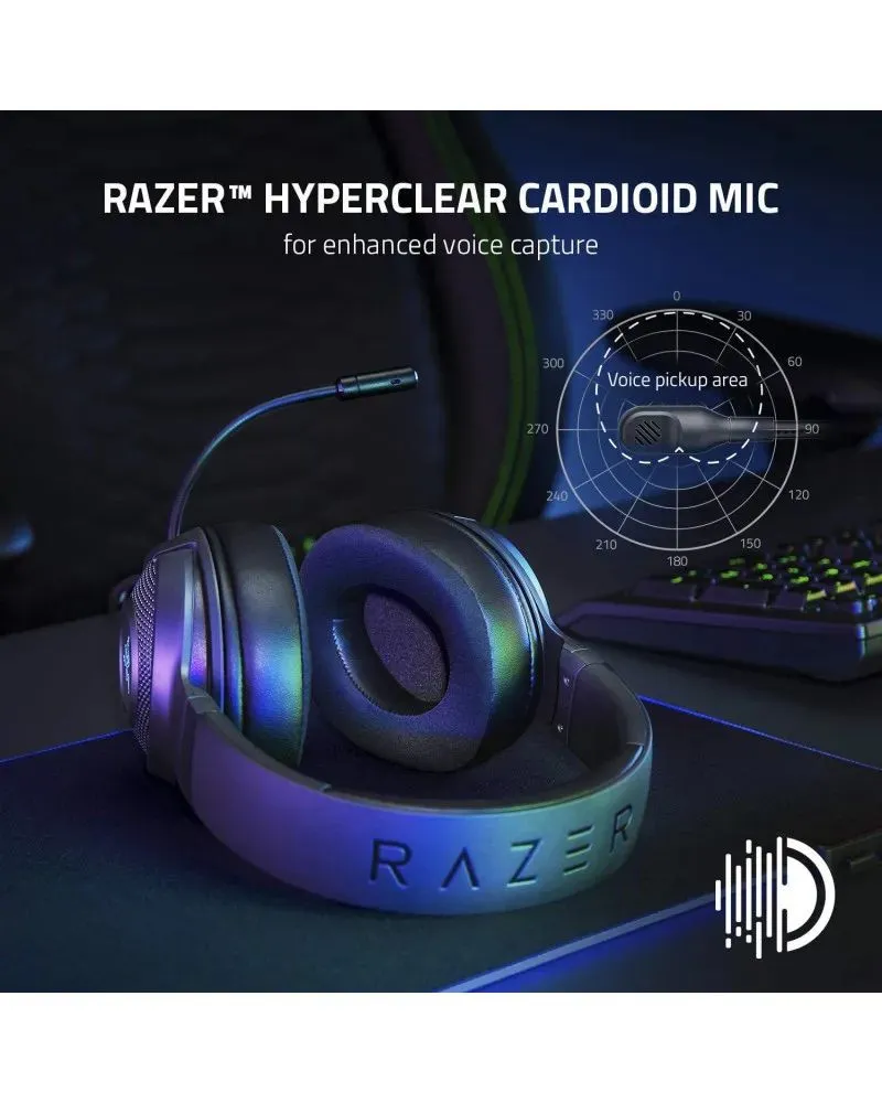 Slušalice Razer Kraken V3 X - Black 