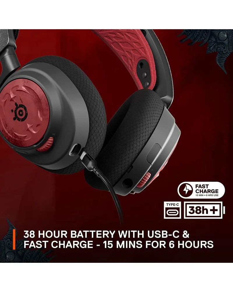 Slušalice Steelseries Arctis Nova 7 Wireless - Diablo 4 Edition 