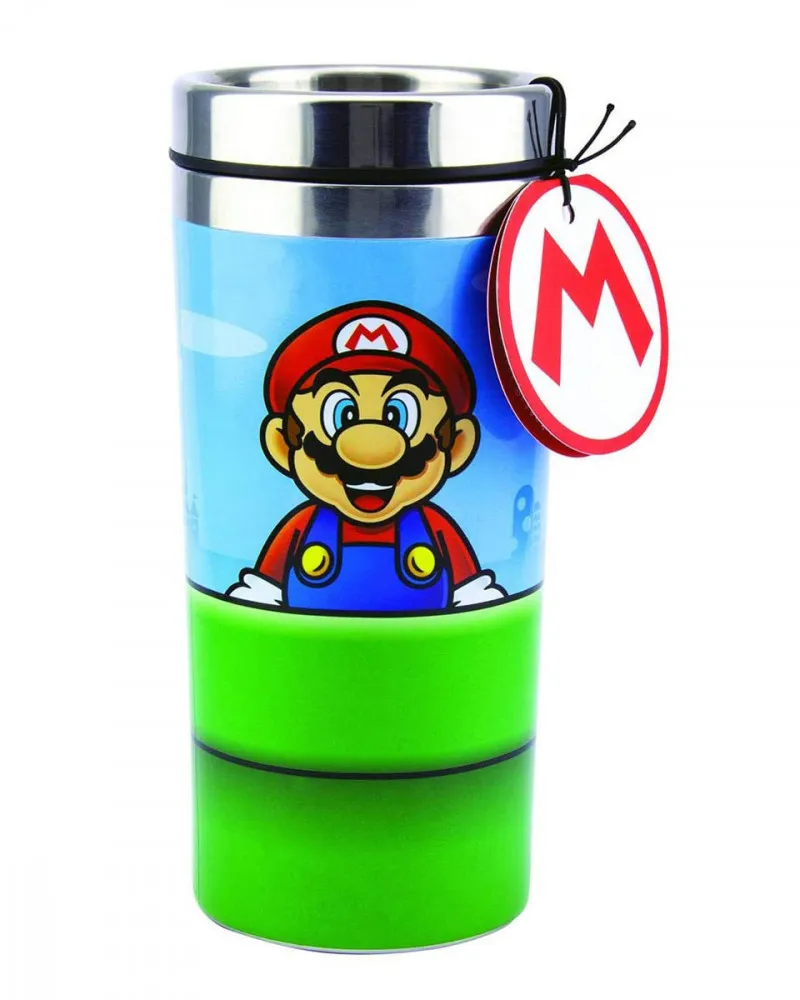 Čaša Paladone Super Mario - Warp Pipe - Travel Mug 