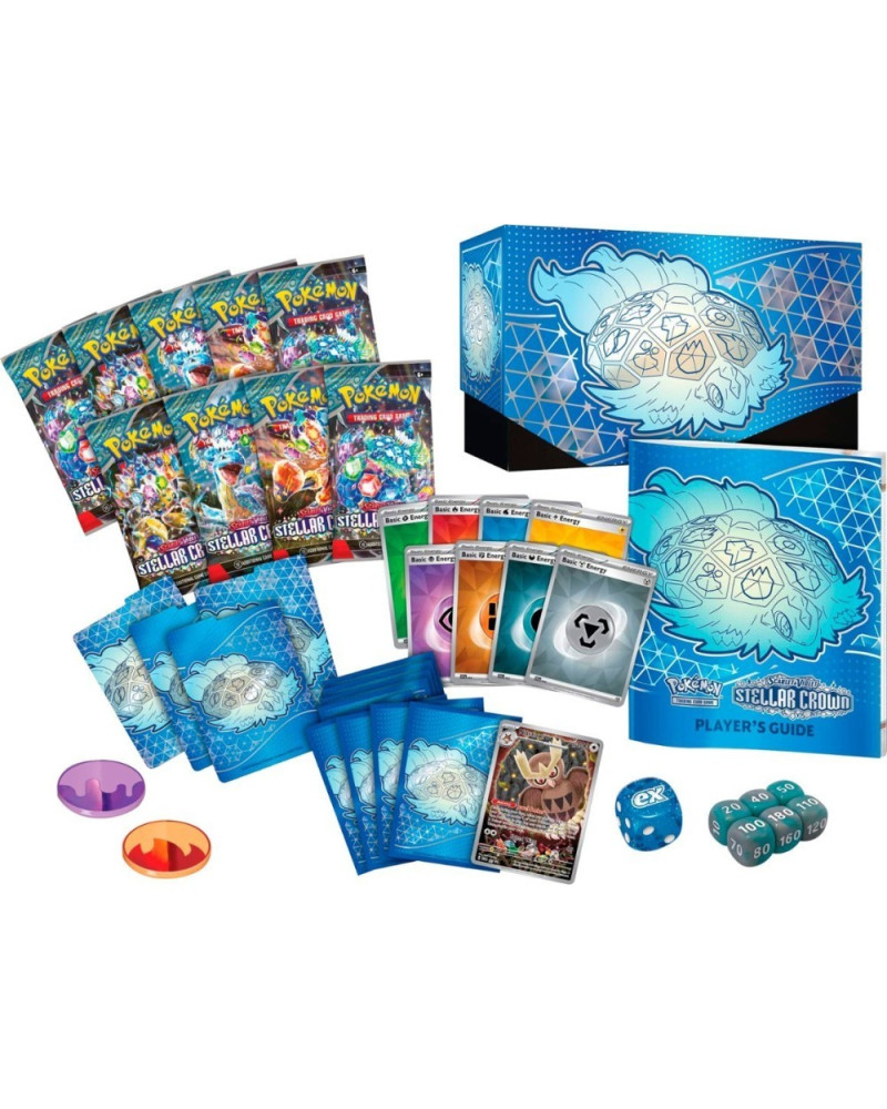 Board Game - Pokemon - TCG Scarlet & Violet 7 - Stellar Crown - Elite Trainer Bo 