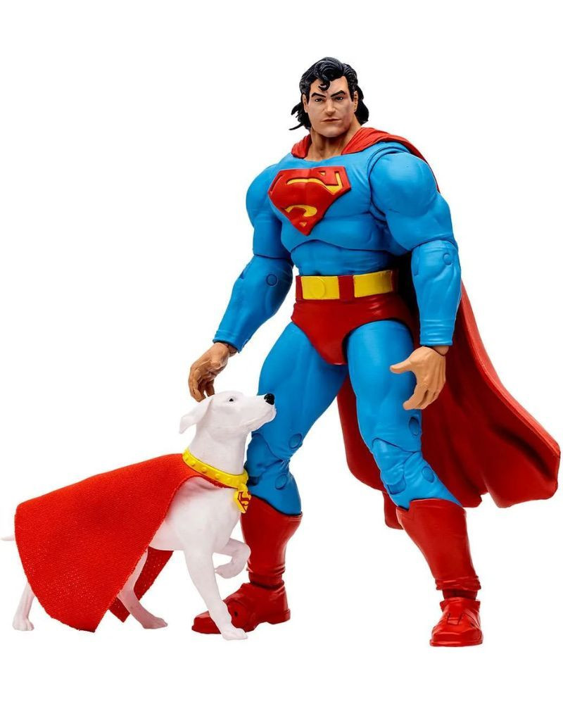 Action Figure DC Multiverse - Superman & Krypto Multiverse w/Platinum Edition 