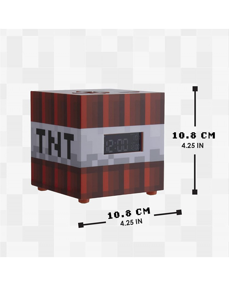 Sat Paladone Minecraft - TNT - Alarm Clock 