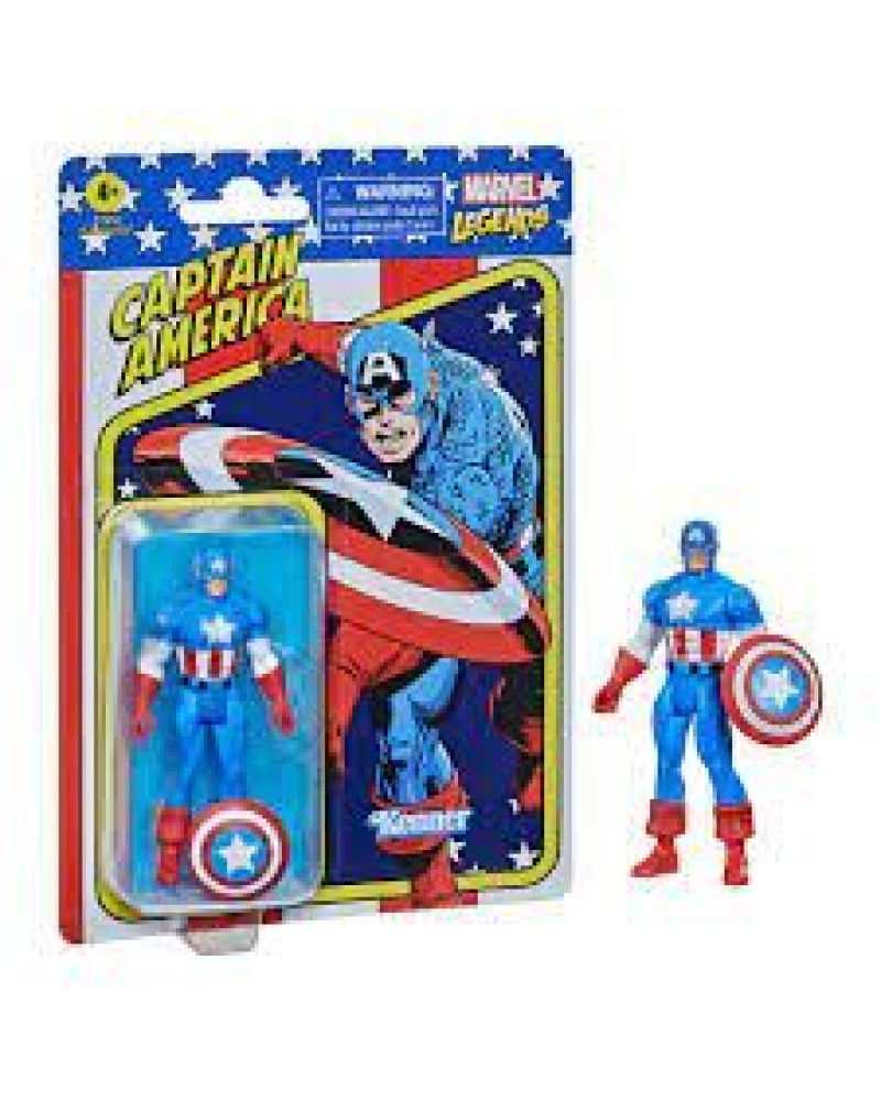 Action Figure Marvel Legends - Retro Collection - Captain America 