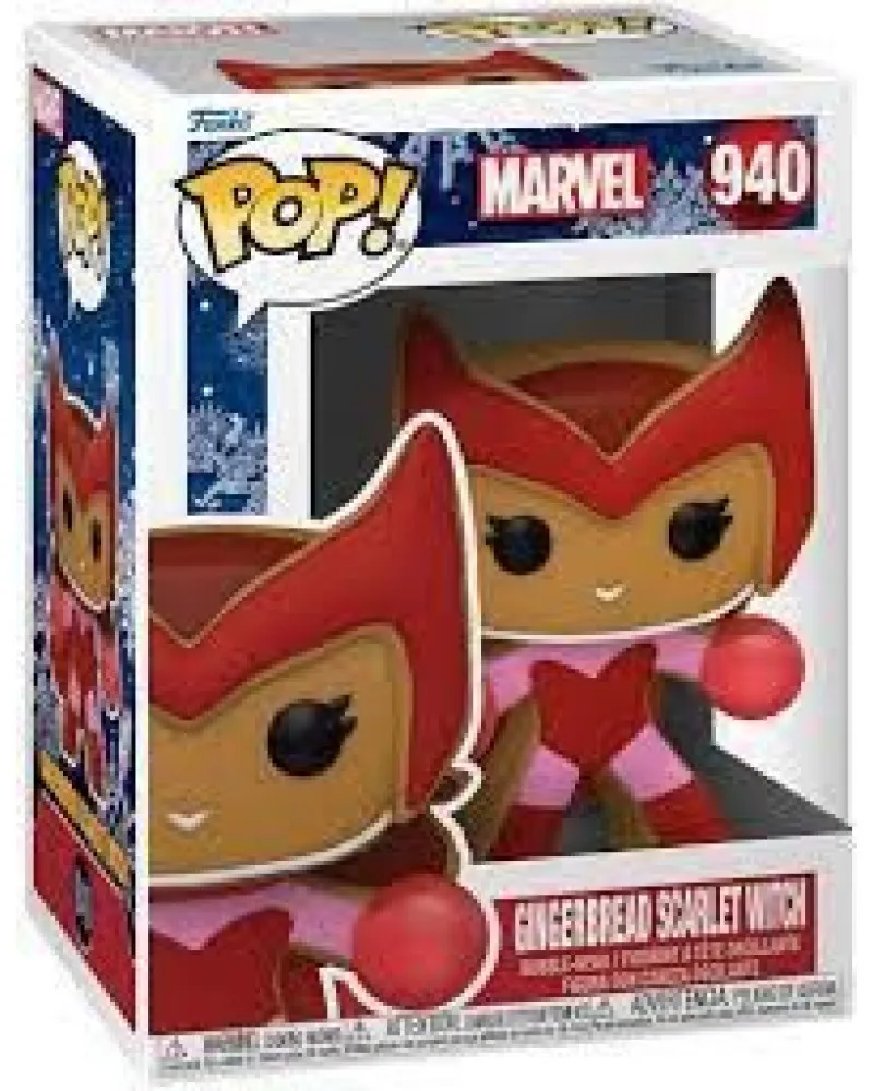 Bobble Figure Marvel Pop! - Gingerbread Scarlet Witch 