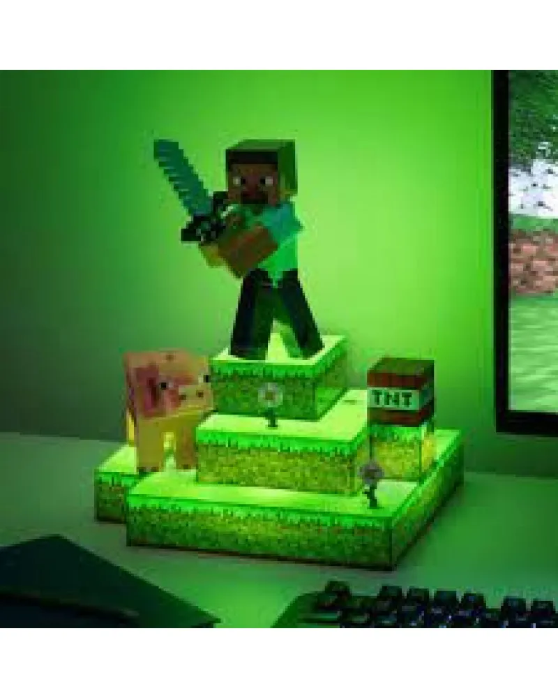 Lampa Paladone Minecraft - Steve Diorama Light 