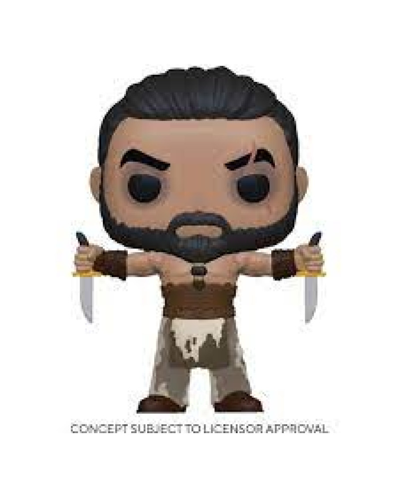 Bobble Figure Game Of Thrones Pop! - Khal Drogo With Daggers 