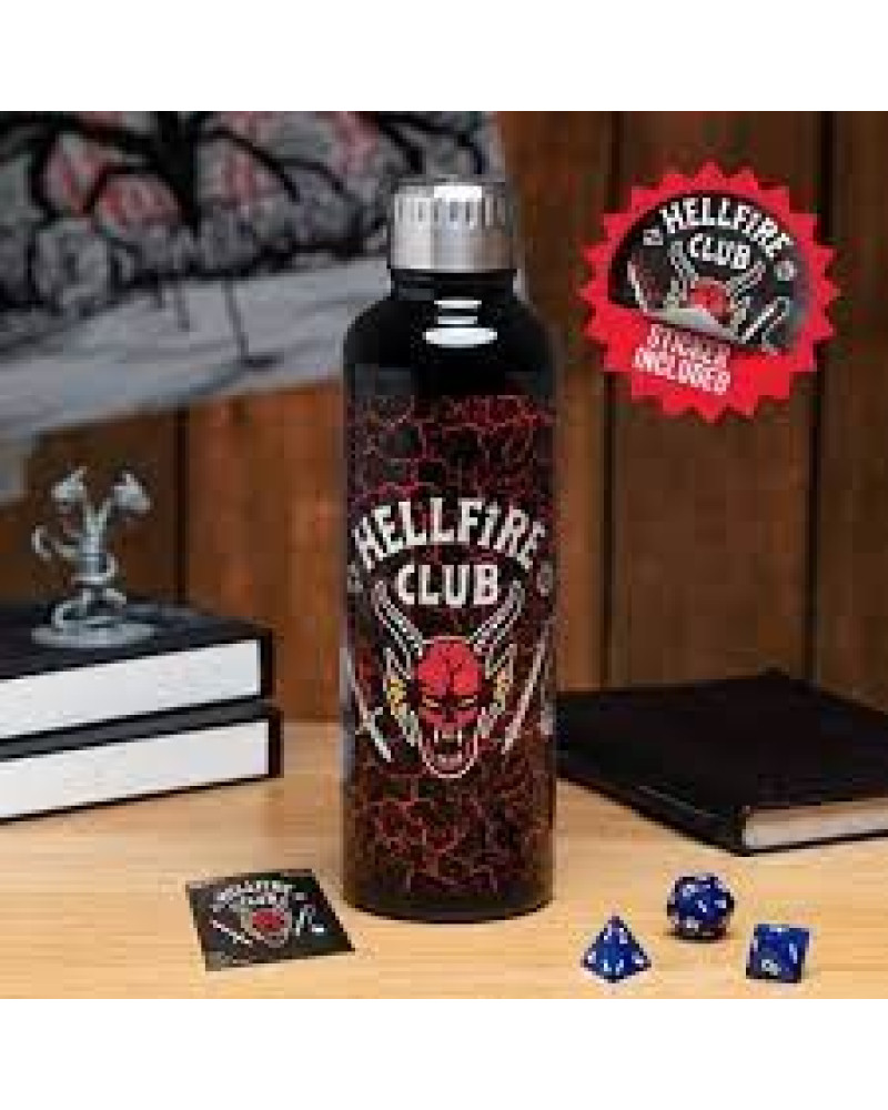 Boca Paladone Stranger Things - Hellfire Club - Metal Water Bottle 