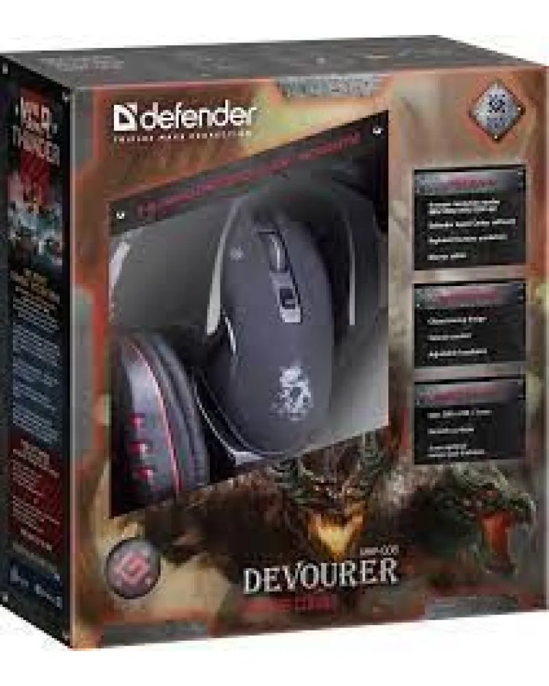 Defender Gaming Combo - Devourer Mhp-006 (miš + Slušalice + Podloga) 