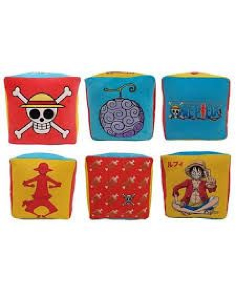 Plush One Piece -  Cubo Monkey D.Luffy 