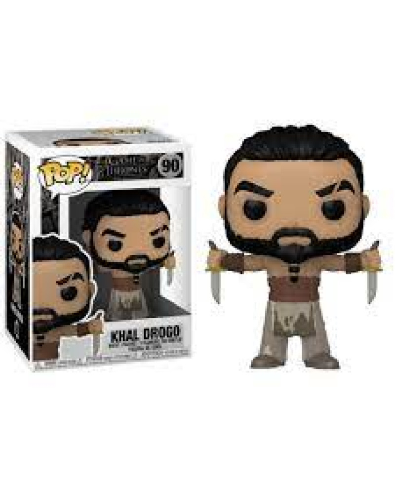 Bobble Figure Game Of Thrones Pop! - Khal Drogo With Daggers 