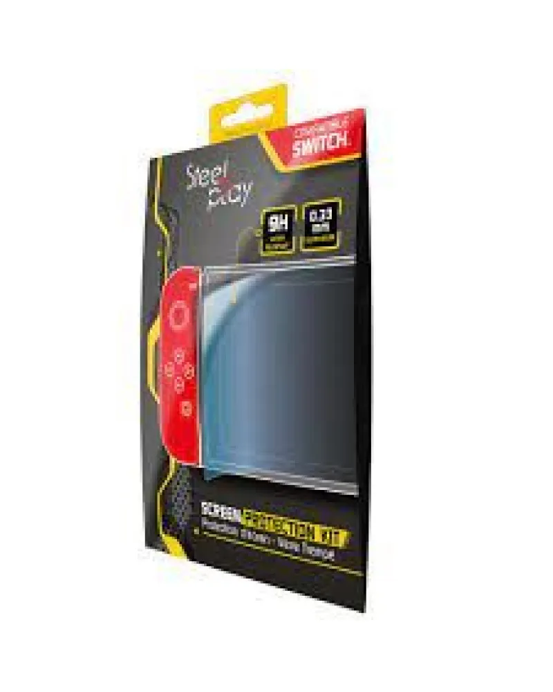 Nintendo Switch Steelplay Screen Protection Kit - 9h Tempered Glass 