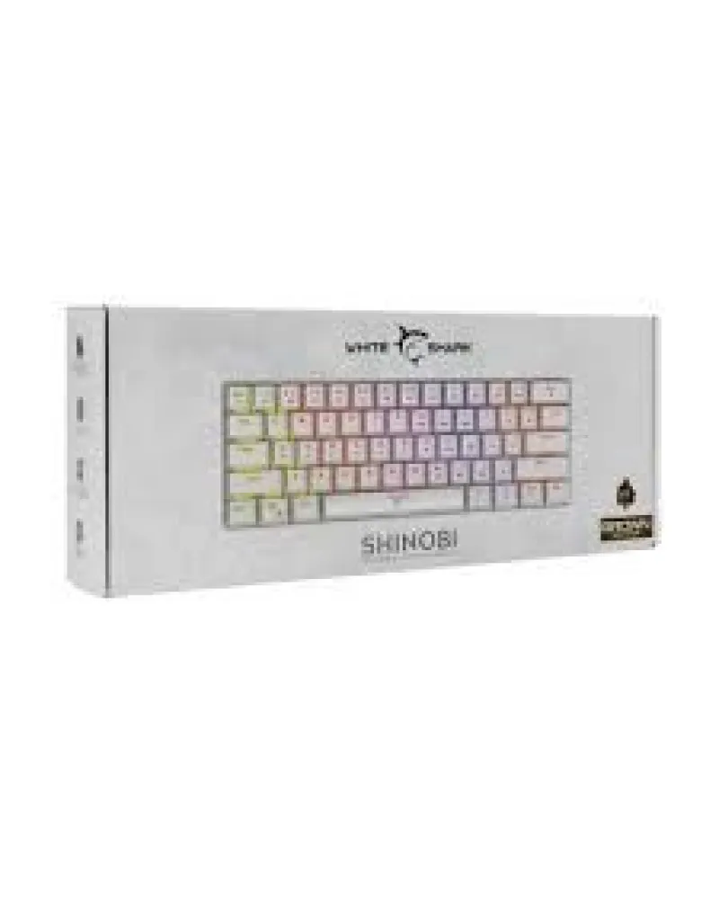 Tastatura White Shark - Shinobi GK-2022 Brown Switch - White 