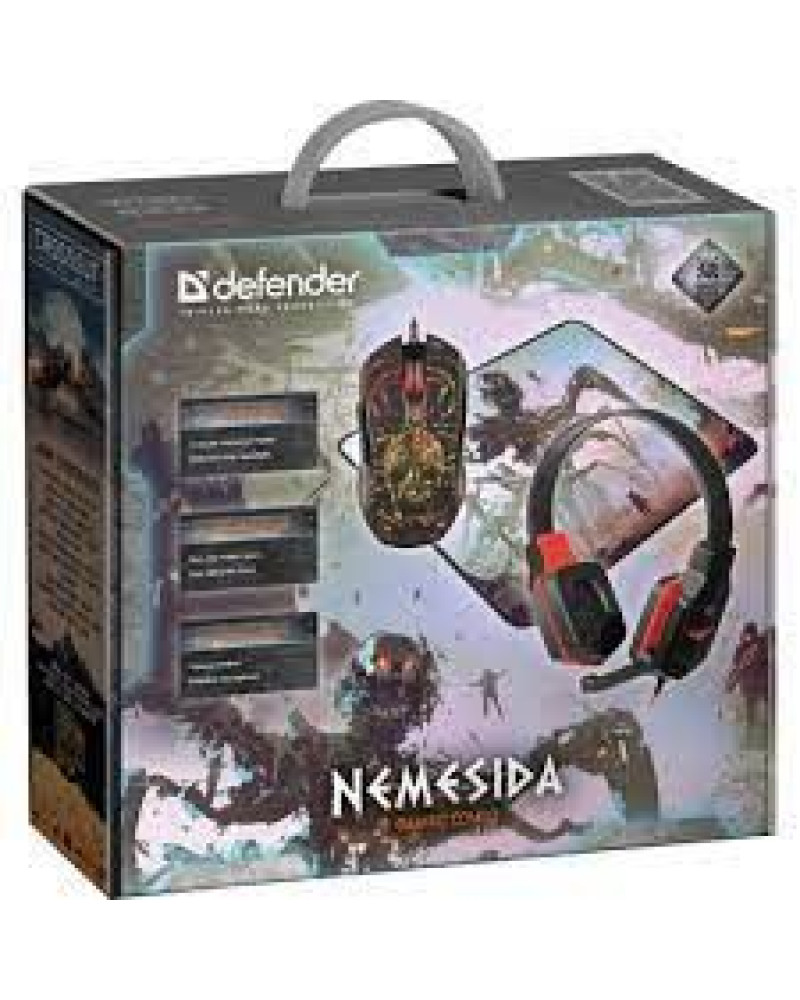 Defender Gaming Combo - Nemesida Mhp-128 (miš + Slušalice + Podloga) 