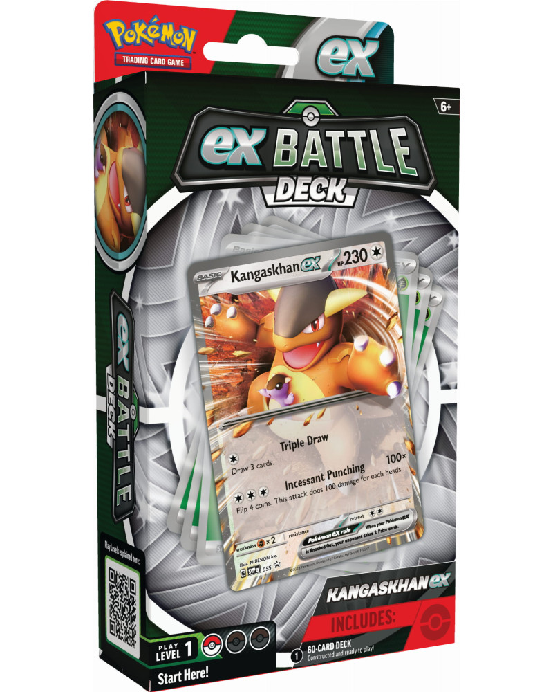 Board Game - Pokemon - Tcg Ex Battle Deck - Kangaskhan & Greninja 