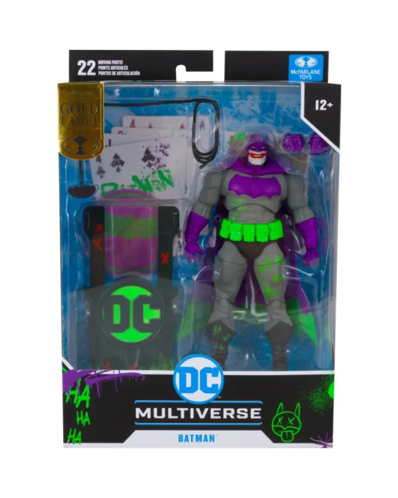 Action Figure DC Multiverse - Jokerized Batman (The Dark Knight Returns) (Gold L 