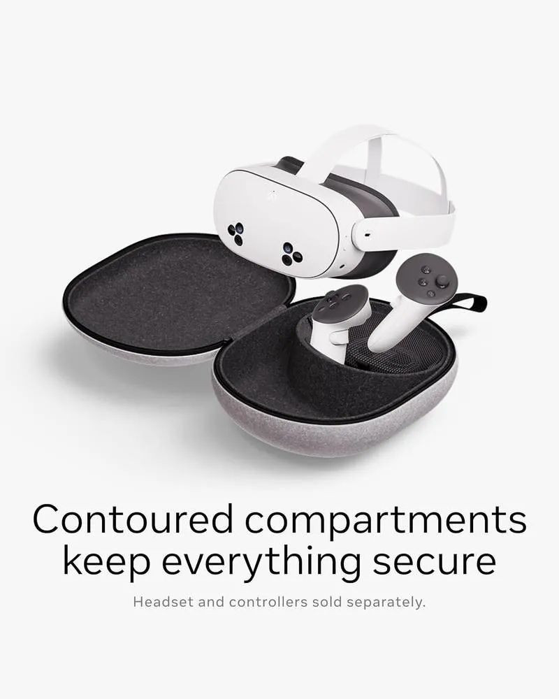 Compact Carrying Case For Meta Quest 3 & 3S 