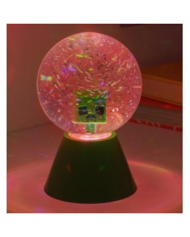 Lampa Snow Globe Paladone - Minecraft LED Glitter Ball 