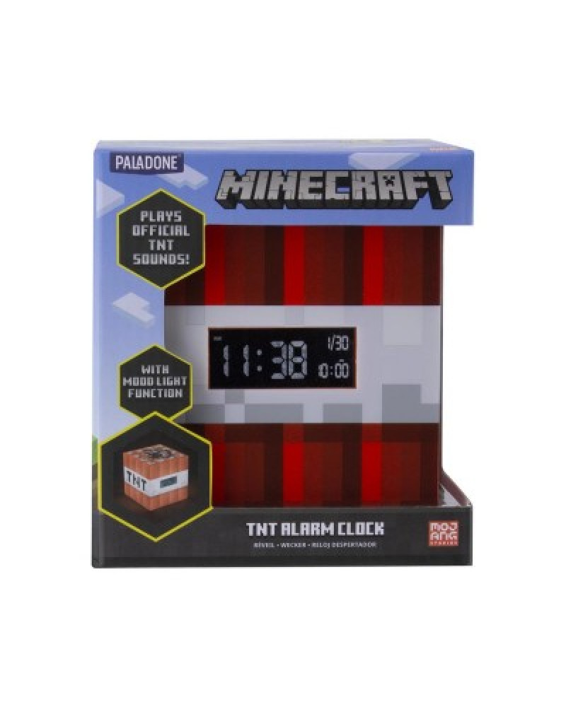 Sat Paladone Minecraft - TNT - Alarm Clock 